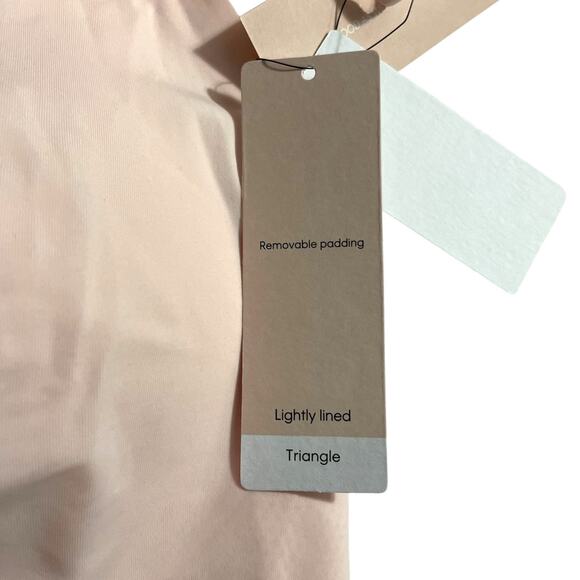 Calvin Klein Womens Invisibles Lightly Lined Triangle Bralette Bra QF5753 Pink L - Picture 10 of 11